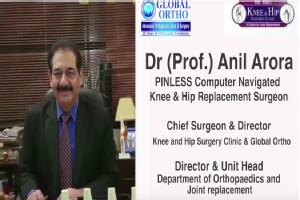 Patient describing her expericence of Knee replacement surgery performed by Dr. Anil Arora