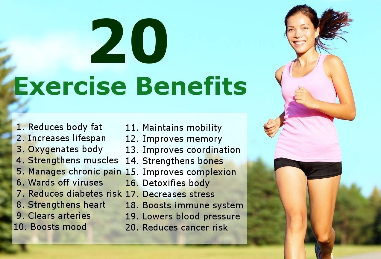 three benefits to exercise three benefits to exercise
